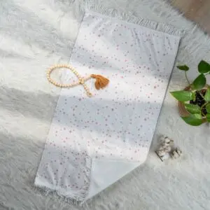 سجادة صلاة أطفال 50x90 سم - سكري ووردي
