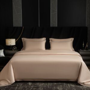 طقم لحاف دينا صيفي مقاس كوين 5 قطع - بيج