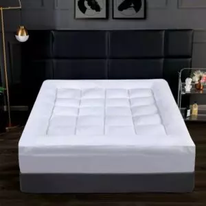 لباد الأحلام طراز فندقي مزدوج - 180×200 سم - أبيض