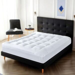 لباد سكون طراز فندقي مفرد ونص - 200x120 سم - أبيض