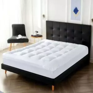 لباد سكون طراز فندقي كوين - 200x140 سم - أبيض