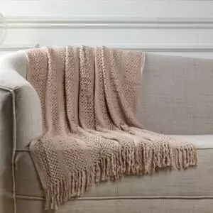 بطانية دان شال خفيفة - 130x170 سم - بيج غامق