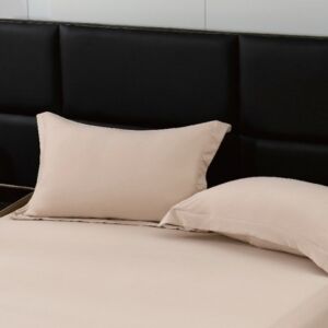 طقم غطاء وسادة شارم - قطعتين - بيج