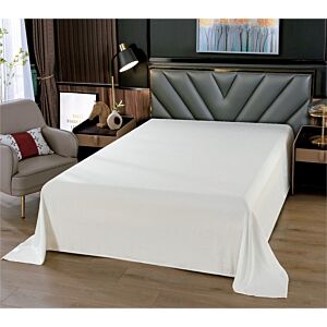 شرشف صيفي مزدوج نداف - كريمي