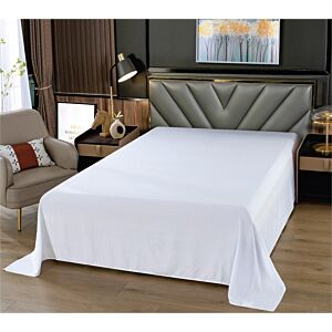 شرشف صيفي مزدوج نداف - ابيض