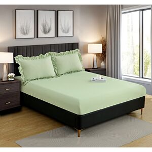 طقم شرشف مطاط شارم صيفي كوين - قطعتين - تيفاني