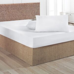 غطاء وسادة سابري - 90x50 سم - ابيض