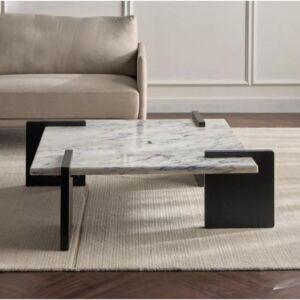 طاولة قهوة جوستن سطح رخام طبيعي