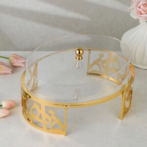 علبة تقديم اكريلك كايا - ذهبي