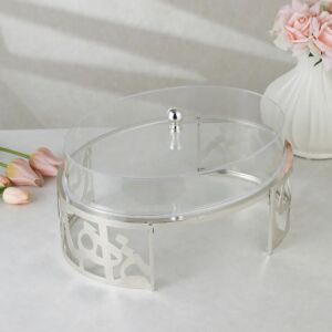 علبة تقديم اكريلك كايهان - فضي