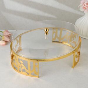 صندوق تقديم اكريلك رينو - ذهبي