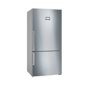 ثلاجة بوش قائمة بذاتها بفريزر سفلي 682 لتر - فضي