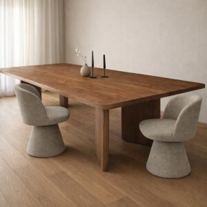 طاولة طعام مارديني - 10 أشخاص - بني