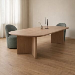 طاولة طعام أورمان - 10 اشخاص - بيج