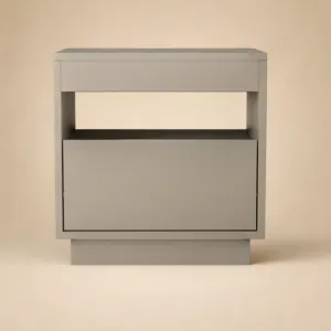 كومودينو خشب ساراندا - بيج مائل للرمادي