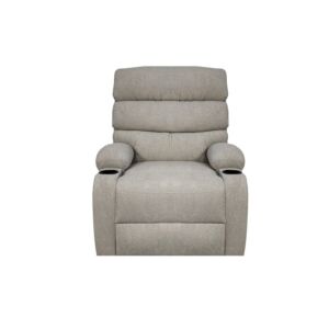 كرسي مفرد استرخاء دوار و هزاز - رصاصي فاتح