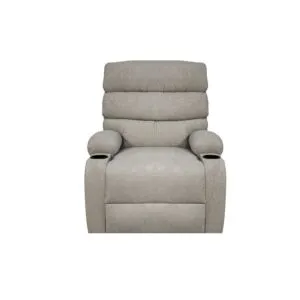 كرسي مفرد استرخاء دوار و هزاز - رصاصي فاتح