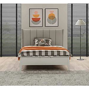 سرير مفرد دايون - أبيض