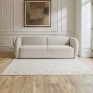 كنبة لازورد - 3 مقاعد - بيج