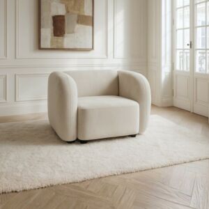 كنبة مفرد لازورد - بيج