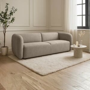 كنبة لازورد - 3 مقاعد - بني