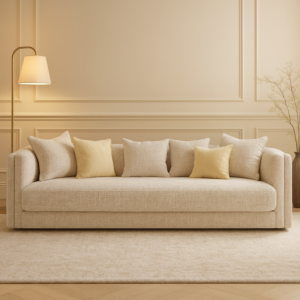 كنبة رباعية لكجورا- بيج