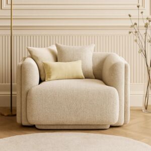 كنبة مفرد لكجورا- بيج