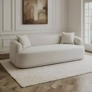 كنبة بيدال - 3 مقاعد - بيج