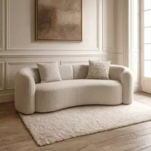 كنبة ايسل - 2 مقعد - بيج