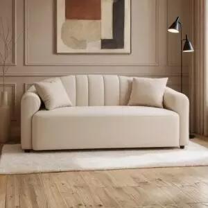 كنبة انفلور - 2 مقعد - بيج