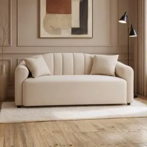 كنبة انفلور - 2 مقعد - بيج