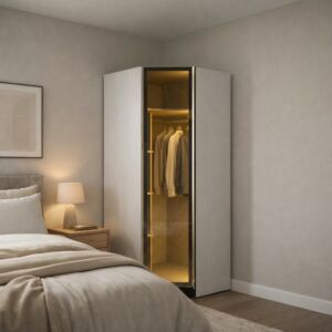 دولاب ملابس زاوية ضد الكسر فيرا - بيج