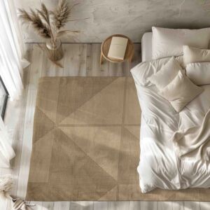 سجاد سراب مودرن تركي - خيش - بيج 