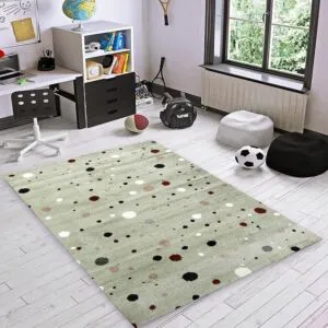 سجادة اطفال قلوا 230x160 سم - اخضر