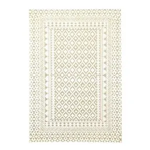 سجاد سوفا خيش 230x160 سم - كريمي