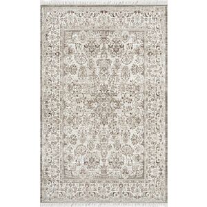 سجادة من مجموعة ايثار 300x400 سم - كريمي وبرتقالي غامق