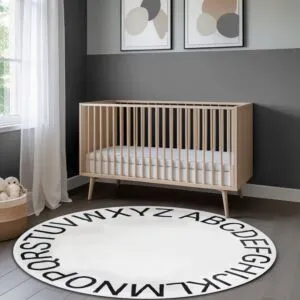 سجادة اطفال ميرال 160X160 سم - ابيض