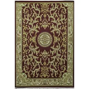 سجادة أفراح الهنا - 165x260 سم - احمر و ذهبي