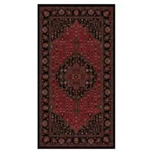 سجاد بوهيمي بلجيكي بلخ 340x240 سم - احمر ومتعدد الالوان