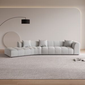 كنب زاوية يسار روبينز - بيج فاتح