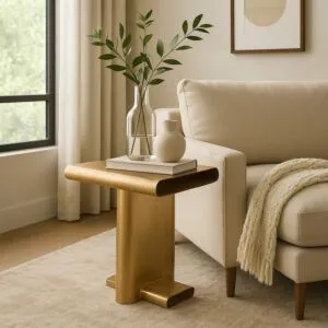 طاولة جانبية صولا - ذهبي