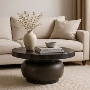 طاولة جانبية فنتدج - اسود