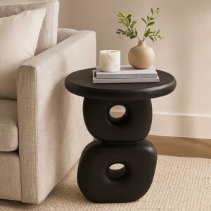 طاولة جانبية بيرال - اسود