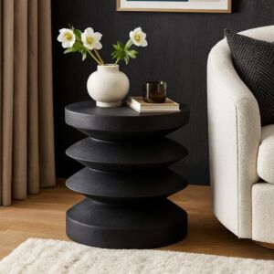 طاولة جانبية تارا - اسود