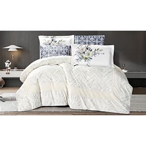 طقم لحاف كينج فيلروز مخمل 6 قطع - سكري