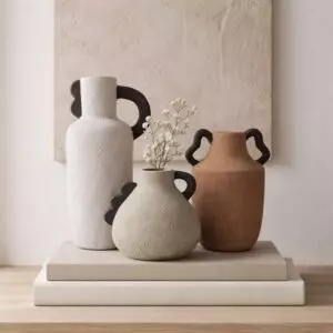 طقم فازة كايهان - 3 قطع - متعدد الالوان