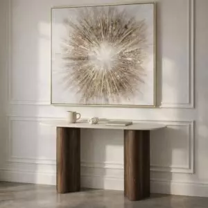 كونسول من مجموعة لورا - بيج فاتح وبني