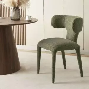 كرسي طعام افورا - اخضر