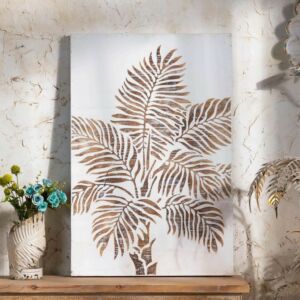 لوحة جدارية ورق الريف منحوتة