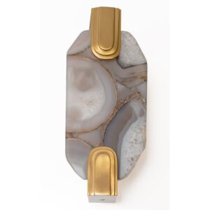 اضاءة جدارية حجري معتم - ذهبي